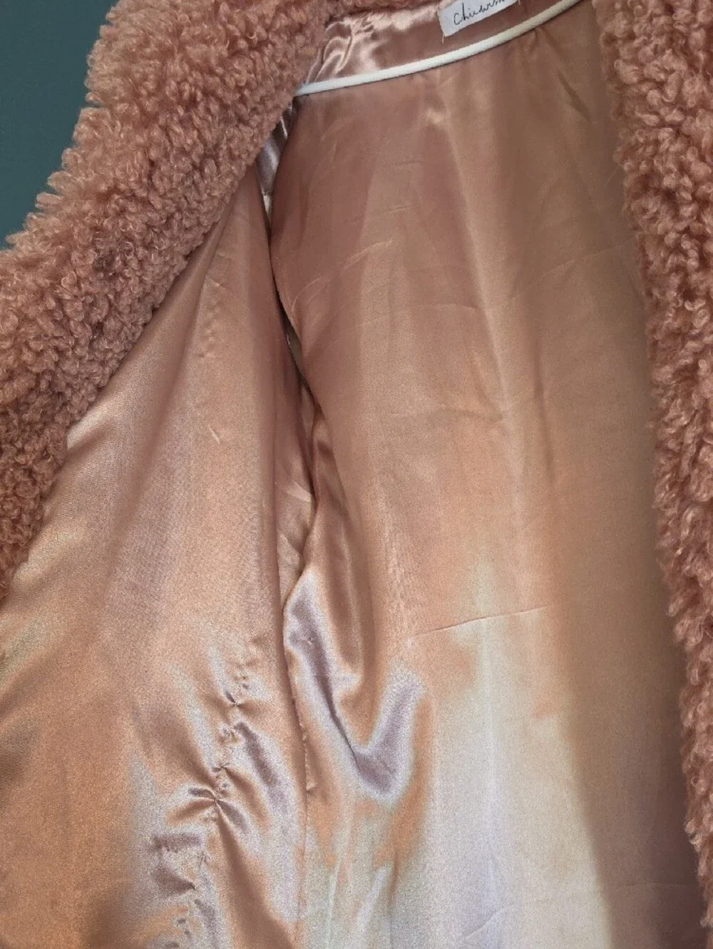 Women's Rose Teddy Coat